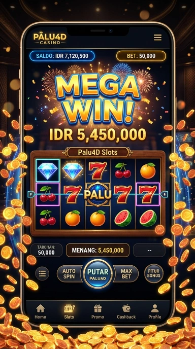 Screenshot aplikasi palu4d menampilkan berbagai kategori aplikasi.